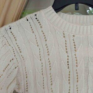 Vintage Seperates | Medium New w/Tag | Cream Sweater, By Erminia USA